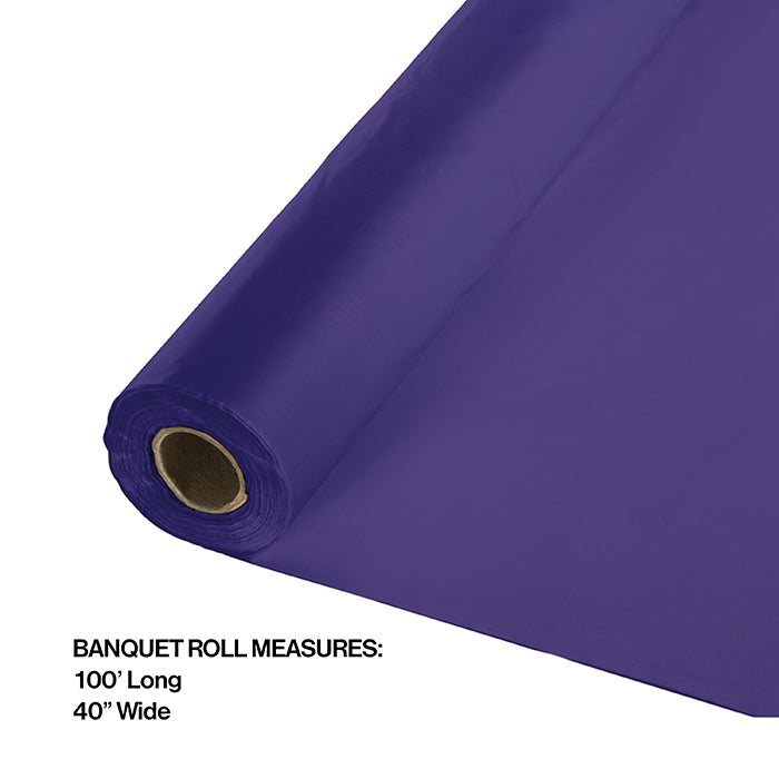 Party Decorations Purple Banquet Roll 40" X 100'