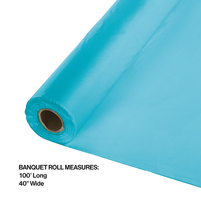 Party Decorations Bermuda Blue Banquet Roll 40" X 100'