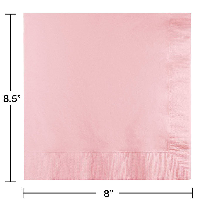 Party Decorations Classic Pink Dinner Napkins 3Ply 1/4Fld, 25 ct