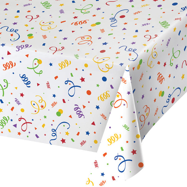 Party Decorations Confetti Plastic Tablecover 54