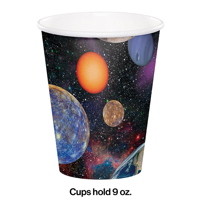 Party Decorations Space Blast Hot/Cold Paper Paper Cups 9 Oz., 8 ct