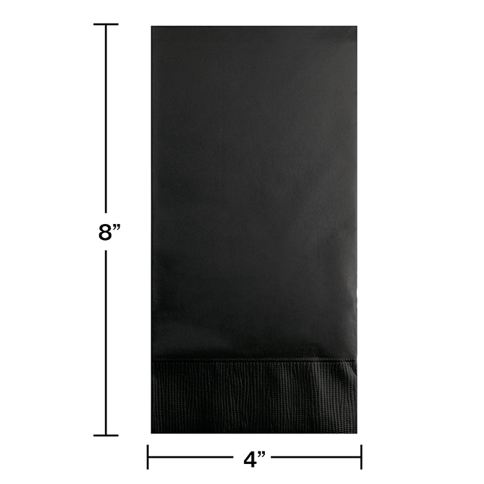 Party Decorations Black Velvet Guest Towel, 3 Ply, 16 ct