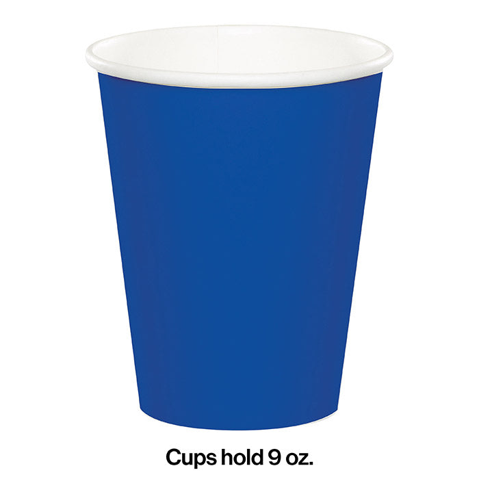 Party Decorations Cobalt Hot/Cold Paper Cups 9 Oz., 24 ct