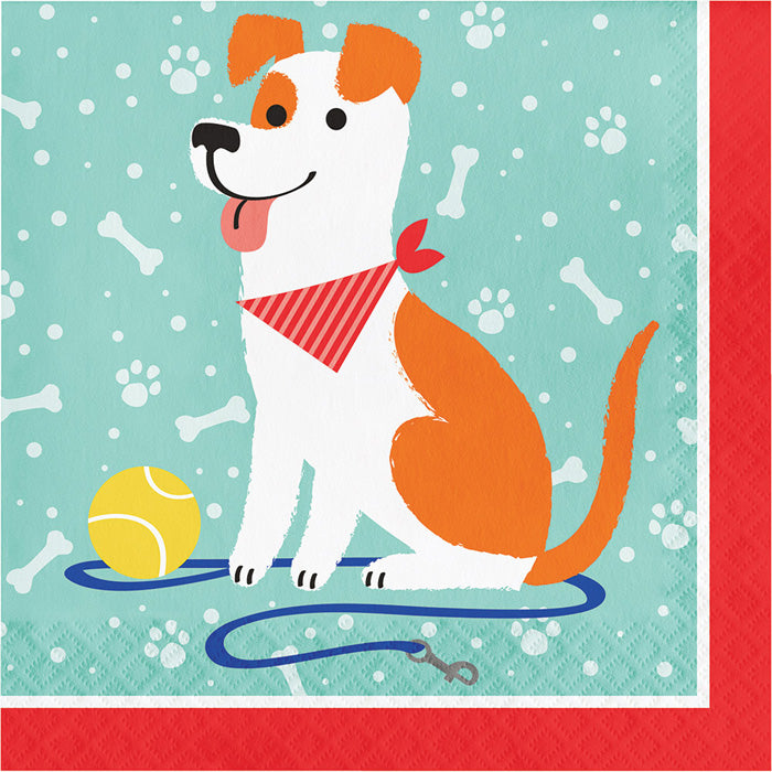 Party Decorations Dog Party Napkins, 16 ct