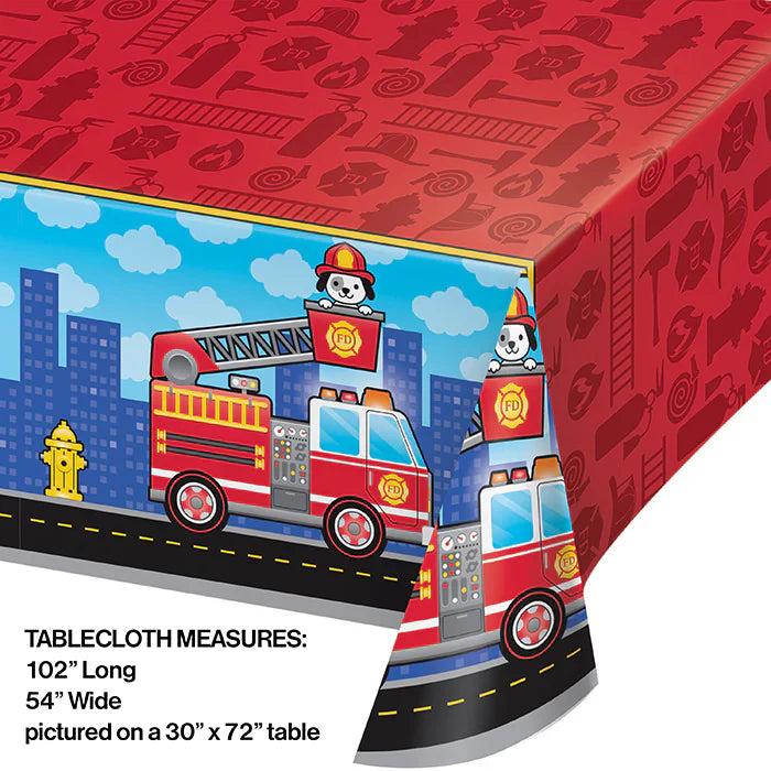 Party Decorations Fire Truck Birthday Party Kit for 8 (48 Total Items)