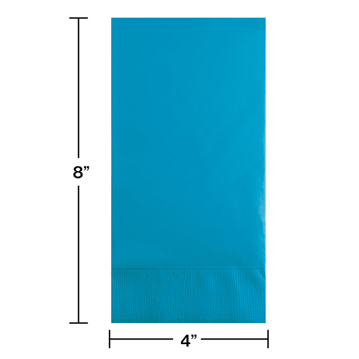 Party Decorations Turquoise Guest Towel, 3 Ply, 16 ct