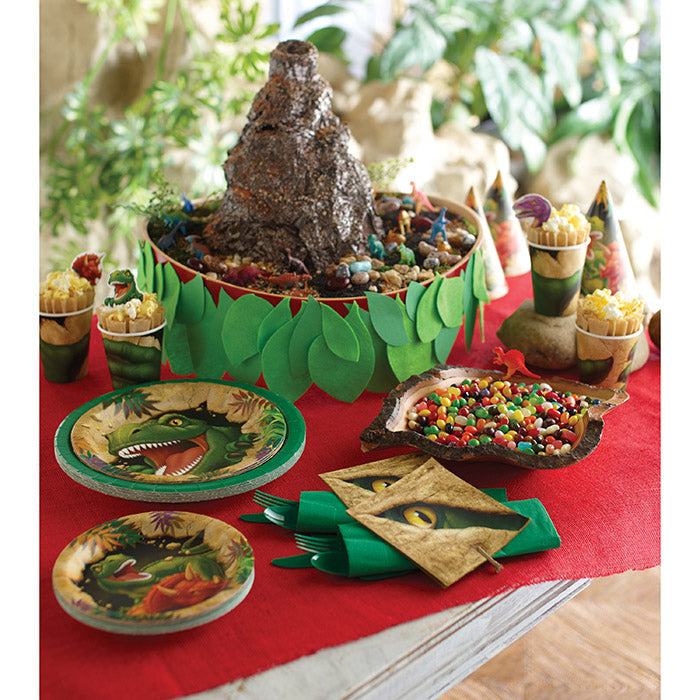 Party Decorations Dino Blast Beverage Napkin, 3 Ply, 16 ct