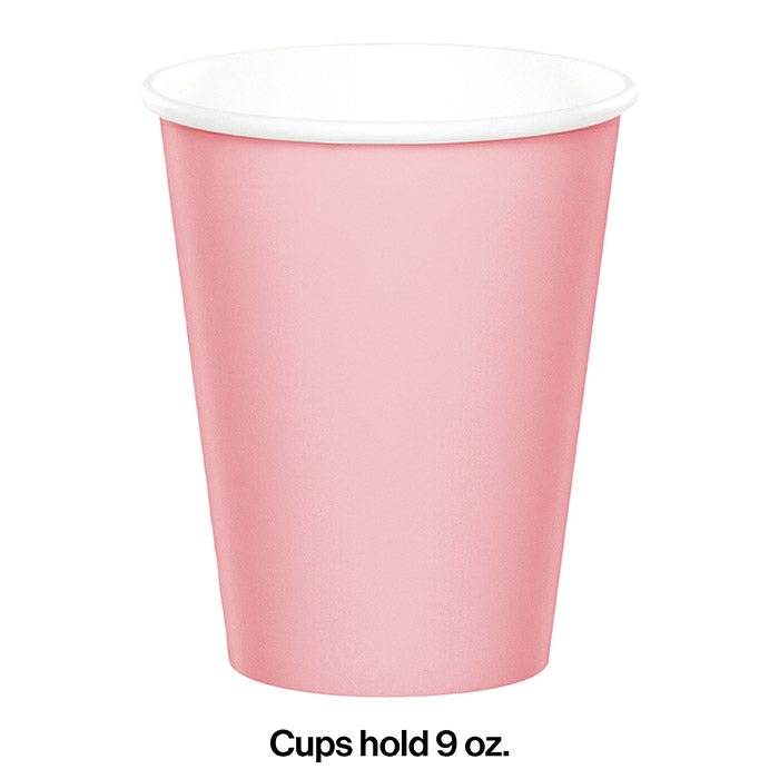 Party Decorations Classic Pink Hot/Cold Paper Cups 9 Oz., 24 ct