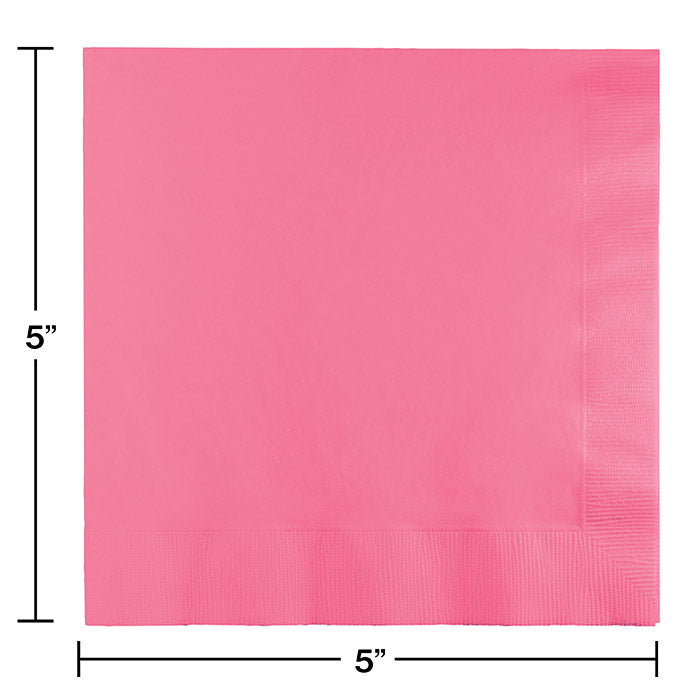 Party Decorations Candy Pink Beverage Napkins, 20 ct