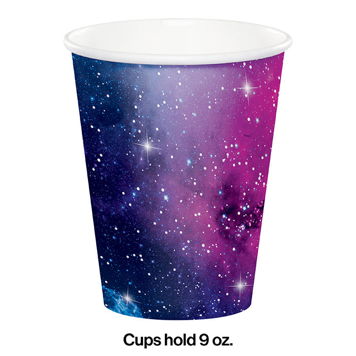 Party Decorations Galaxy Party Hot/Cold Paper Cups 9 Oz., 8 ct