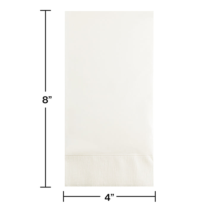 Party Decorations White Guest Towel, 3 Ply, 16 ct