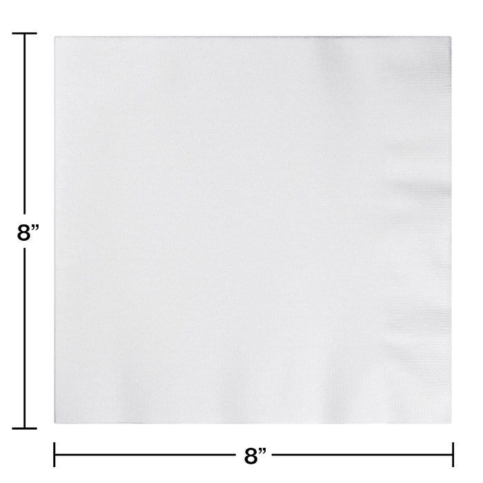 Party Decorations White Buffet Airlaid Napkins, 24 ct