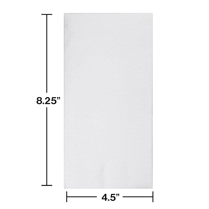 Party Decorations White Buffet Airlaid Napkins, 24 ct