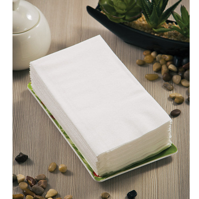 Party Decorations White Buffet Airlaid Napkins, 24 ct