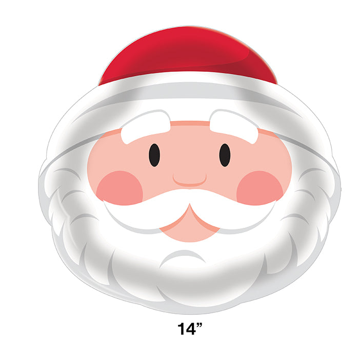 Party Decorations Plastic Tray 14" Santa