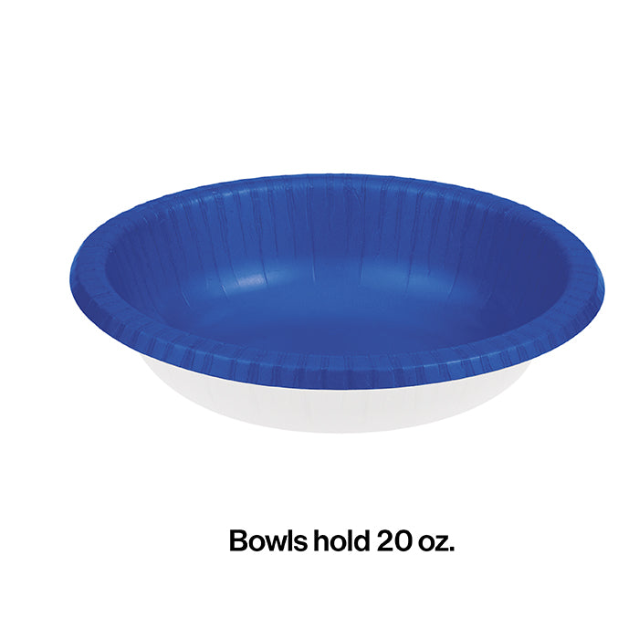 Party Decorations Cobalt Paper Bowls 20 Oz., 20 ct