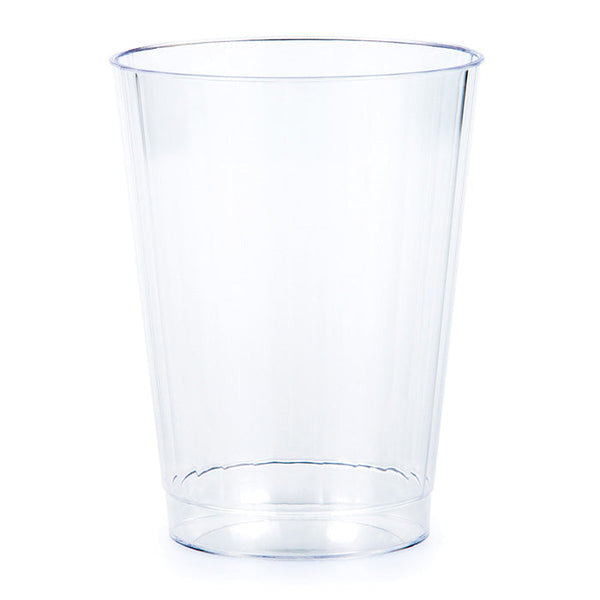 Party Decorations Clear Plastic Tumbler, 12 Oz, 8 ct