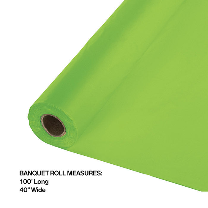 Party Decorations Fresh Lime Banquet Roll 40" X 100'