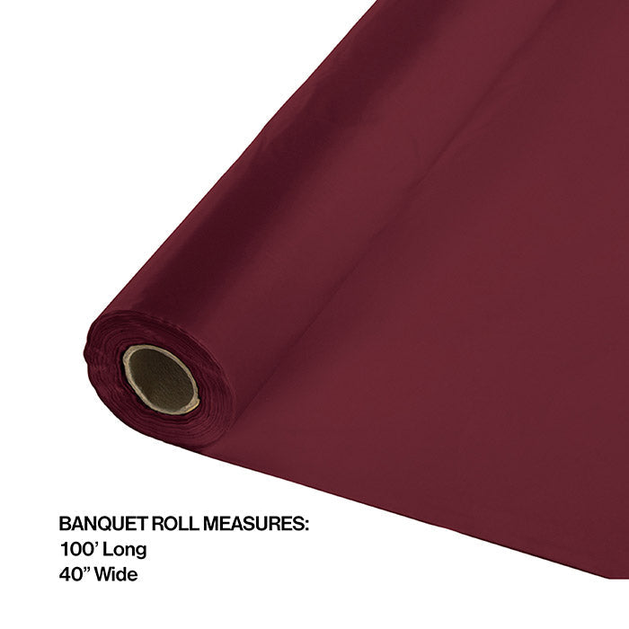 Party Decorations Burgundy Banquet Roll 40" X 100'