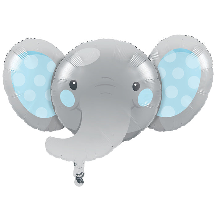 Party Decorations Enchanting Elephants Boy Metallic Balloon