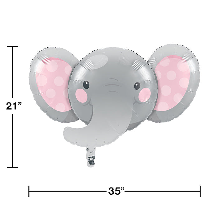 Party Decorations Enchanting Elephants Girl Metallic Balloon