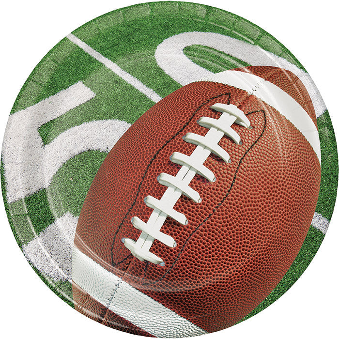 Party Decorations Football Party Paper Dessert Plates, 8 ct