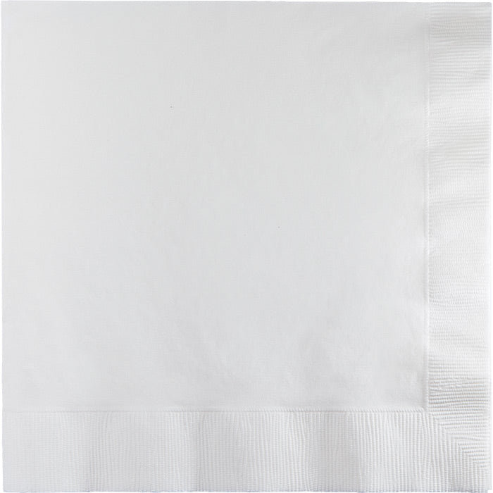 Party Decorations White Luncheon Napkin 2Ply, 50 ct