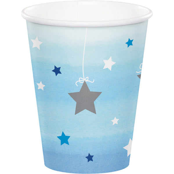 Party Decorations One Little Star - Boy Hot/Cold Paper Paper Cups 9 Oz., 8 ct