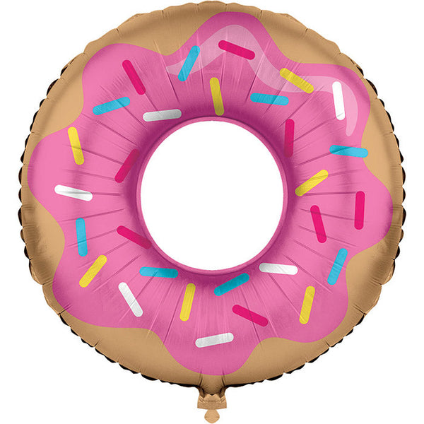 Party Decorations Donut Time Metallic Balloon 30