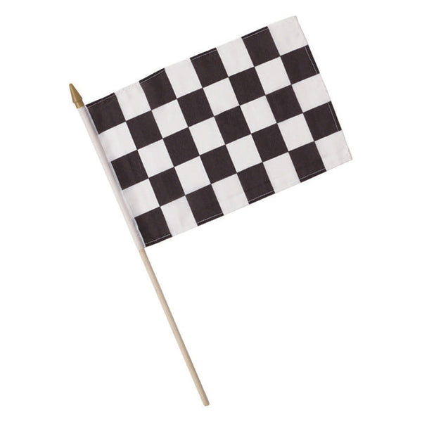 Party Decorations Black And White Check Cloth Racing Flag, 8