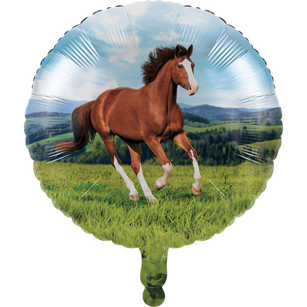 Party Decorations Horse And Pony Metallic Balloon 18