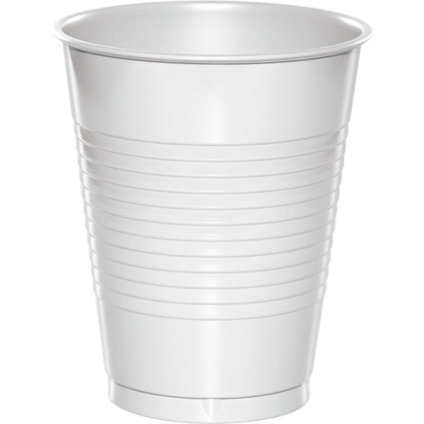 Party Decorations White Premium Plastic Cups 16 Oz., 20 ct