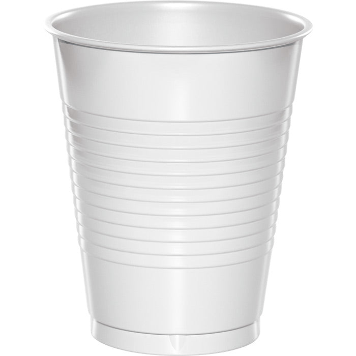 Party Decorations White Premium Plastic Cups 16 Oz., 20 ct