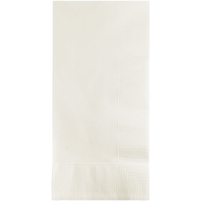 Party Decorations White Dinner Napkins 2Ply 1/8Fld, 100 ct