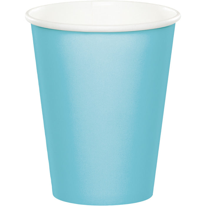 Party Decorations Pastel Blue Hot/Cold Paper Paper Cups 9 Oz., 24 ct