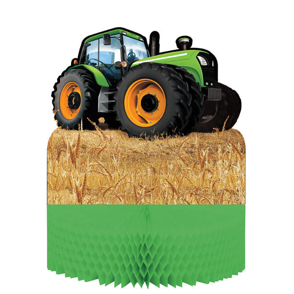 Party Decorations Tractor Time Centerpiece