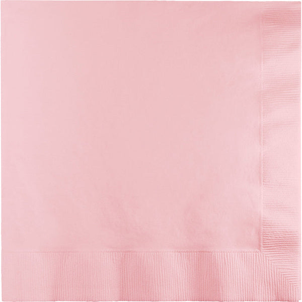 Party Decorations Classic Pink Dinner Napkins 3Ply 1/4Fld, 25 ct