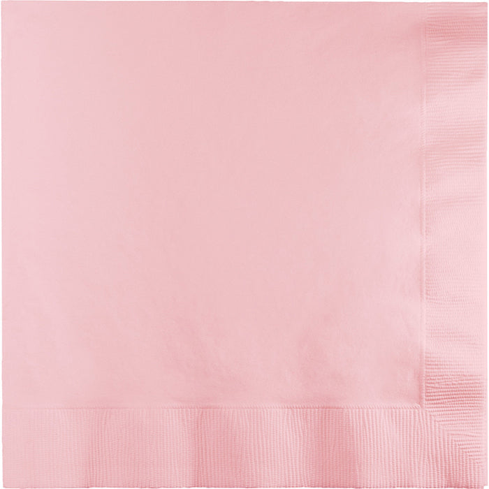 Party Decorations Classic Pink Dinner Napkins 3Ply 1/4Fld, 25 ct