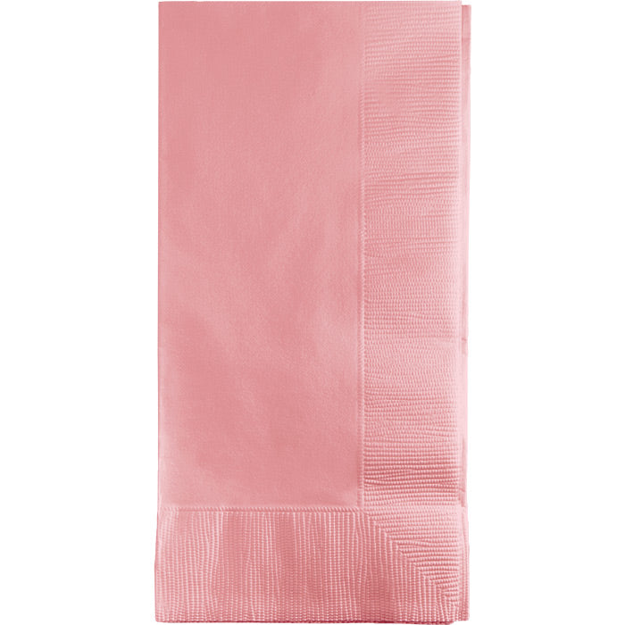 Party Decorations Classic Pink Dinner Napkins 2Ply 1/8Fld, 50 ct