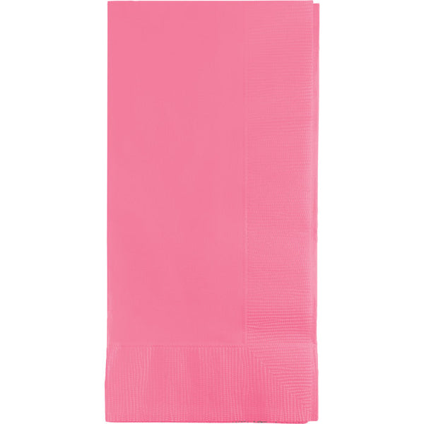 Party Decorations Candy Pink Dinner Napkins 2Ply 1/8Fld, 50 ct