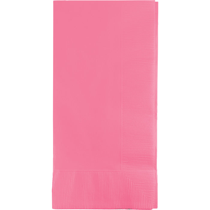 Party Decorations Candy Pink Dinner Napkins 2Ply 1/8Fld, 50 ct