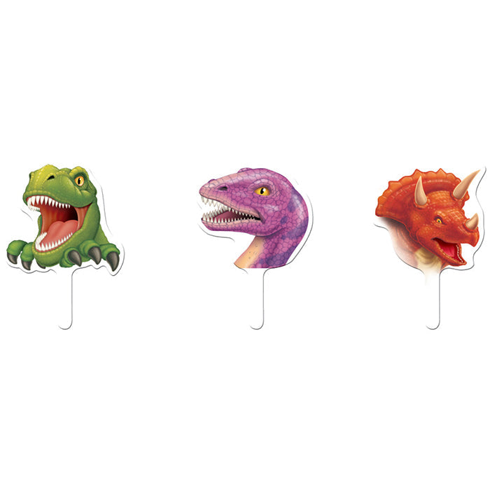 Party Decorations Dinosaur Cupcake Topper, 12 ct