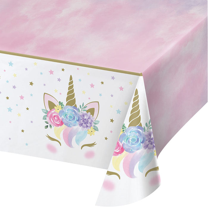 Party Decorations Unicorn Baby Shower Plastic Table Cover