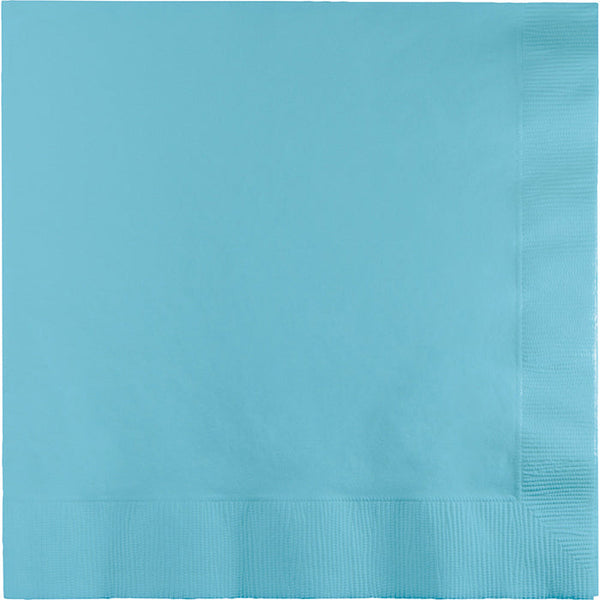 Party Decorations Pastel Blue Dinner Napkins 3Ply 1/4Fld, 25 ct