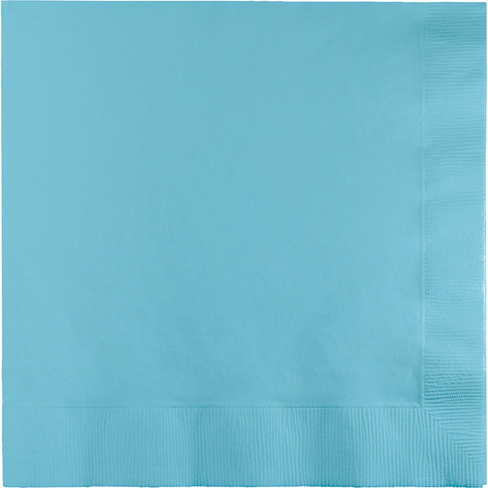 Party Decorations Pastel Blue Dinner Napkins 3Ply 1/4Fld, 25 ct