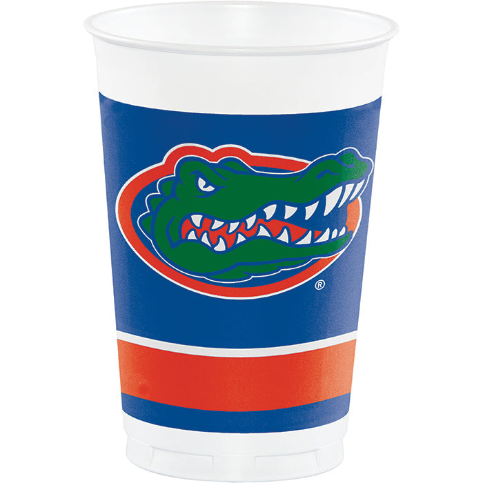 Party Decorations Florida Gators 20 Oz Plastic Cups, 8 ct