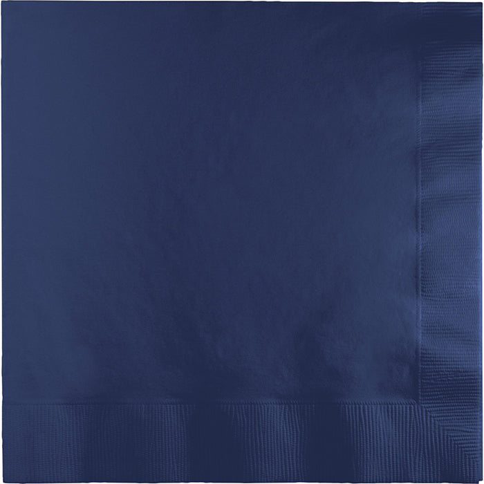 Party Decorations Navy Dinner Napkins 3Ply 1/4Fld, 25 ct