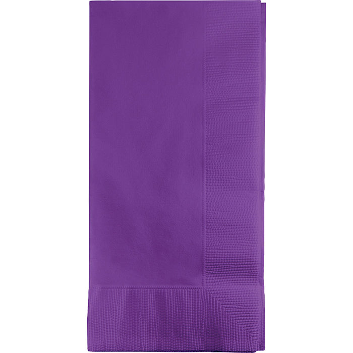 Party Decorations Amethyst Dinner Napkins 2Ply 1/8Fld, 50 ct