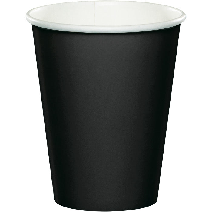 Party Decorations Black Velvet Hot/Cold Paper Cups 9 Oz., 24 ct