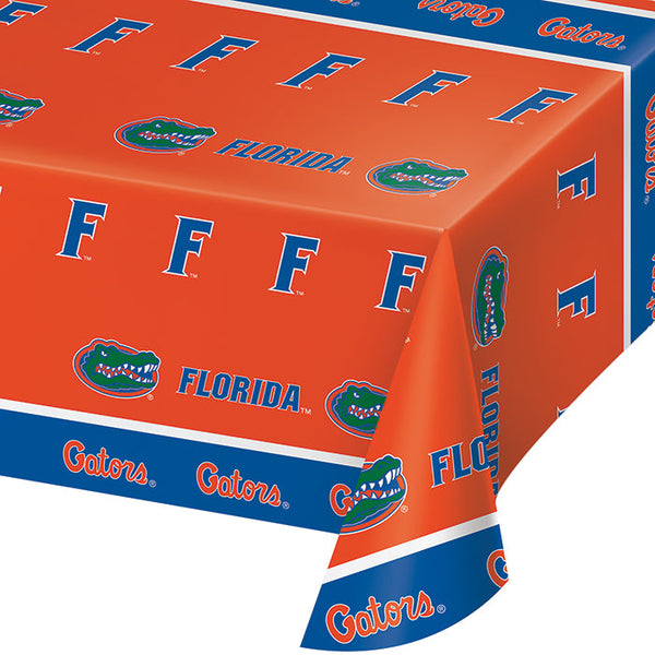 Party Decorations Florida Gators Plastic Table Cover, 54